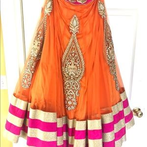 Colorful Sangeet Lehenga